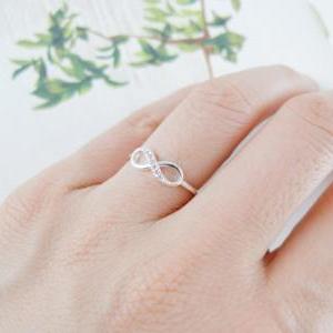 Infinity Ring In Silver