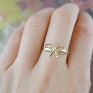 Bow Ring In Rose Gold