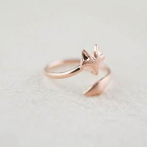 Fox Ring In Rose Gold