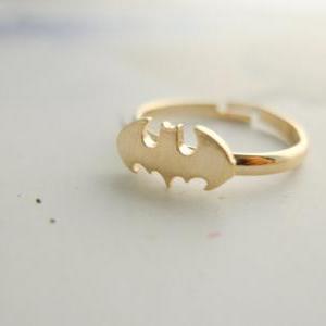 Batman Ring In Rose Gold