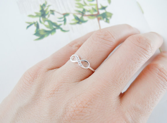 Infinity Ring In Silver