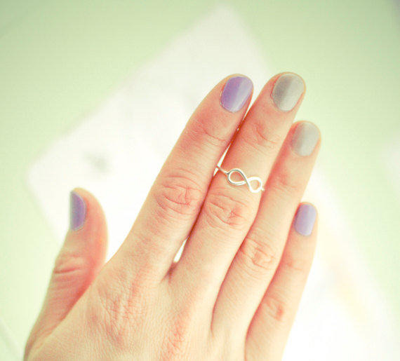 Infinity Toe & Knuckle Ring In Sterling Silver 925