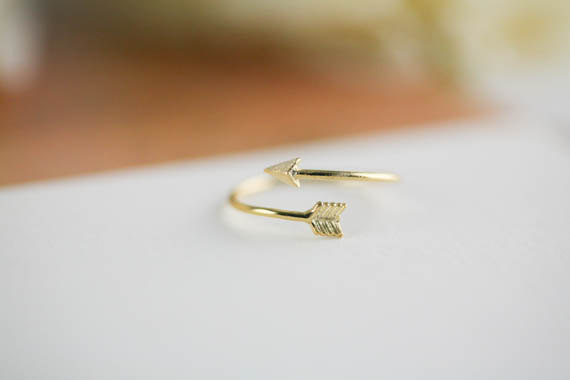 Arrow Ring In Gold